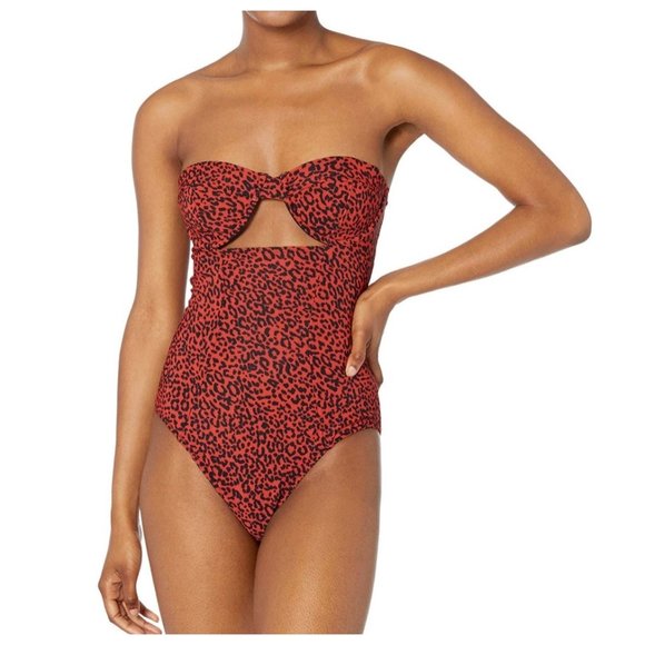 Volcom Other - Volcom Leopard One Piece Swimsuit Size Small NWOT